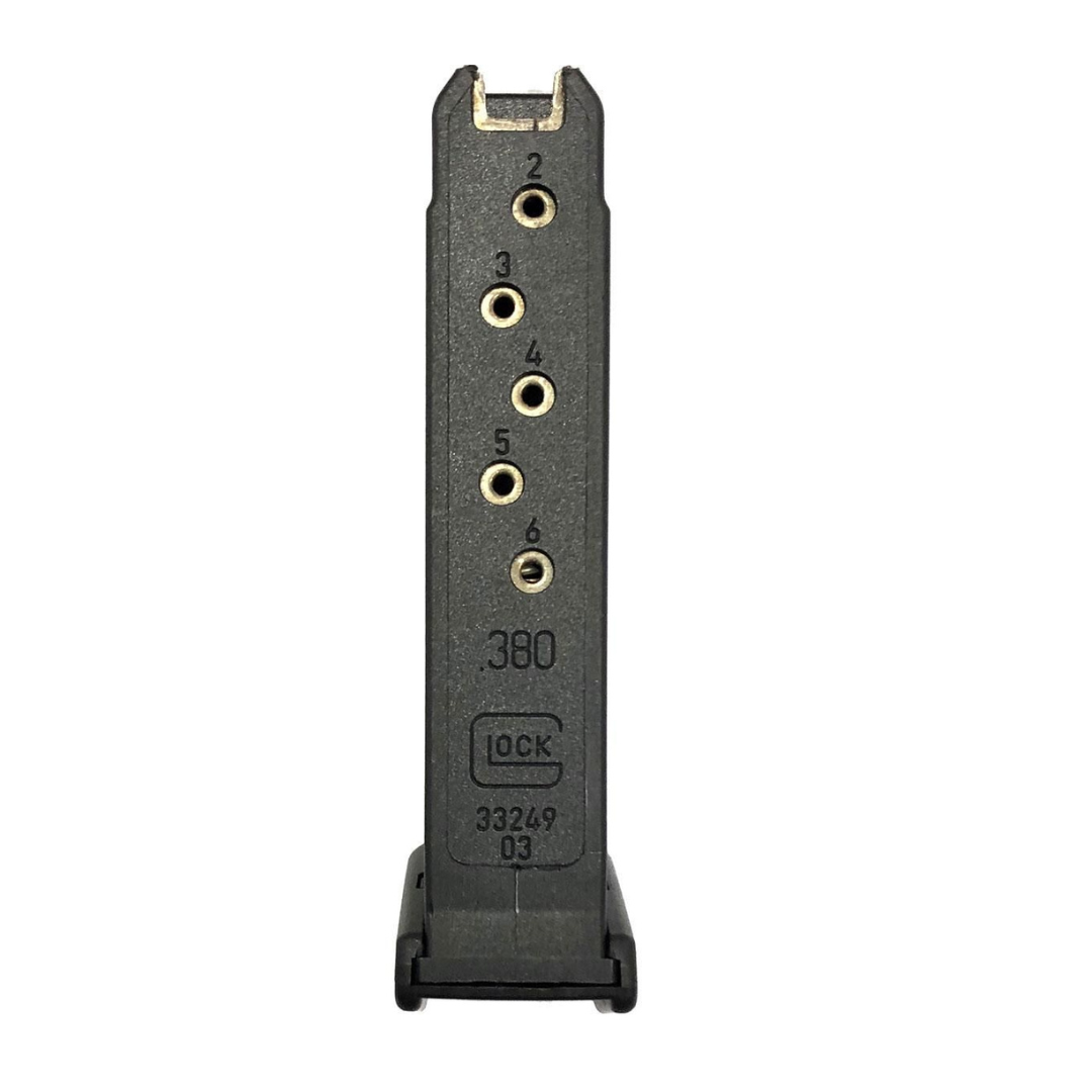 Carregador Glock G42 .380 ACP 6 Tiros com Apoio de Dedo
